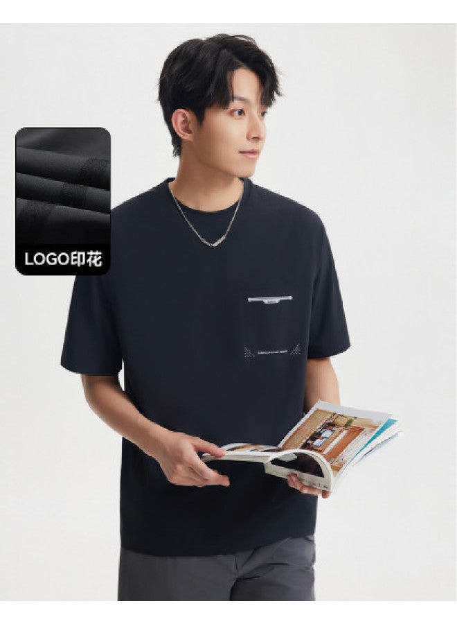 Cabbeen Short Sleeve Men's T-shirt Creative Pocket Trendy Fashion Comfortable Summer Short Sleeve T-shirt Men's Clothing - Image 1