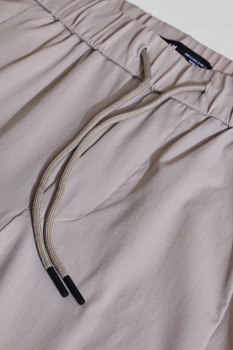 SNITCH Beige Slim Fit Pants