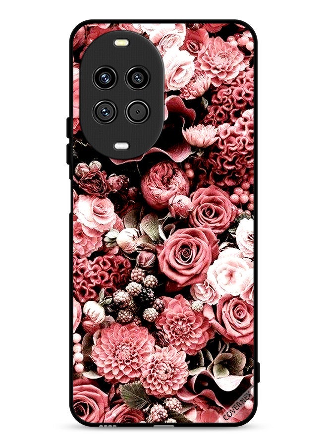 Covernex Huawei nova 14 Pro 5G Protective Case Cover Peach Roses