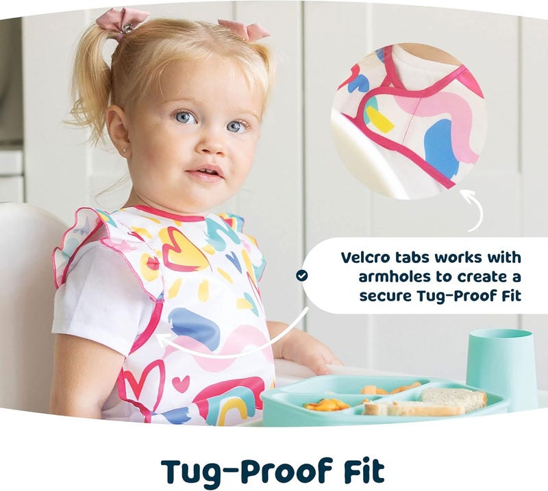 Tiny Twinkle Waterproof Baby Bib - Ocean Life - Image 4