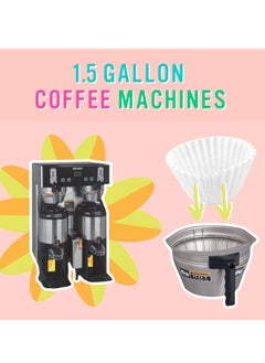 Beauenty Basket Coffee Filter,Commercial Coffee Filters,Large Coffee Filters,Premium Quality, All-Natural,Big u0026 Tall Filters Compatible with Coffee Machines（150 Pack）  - Image 3