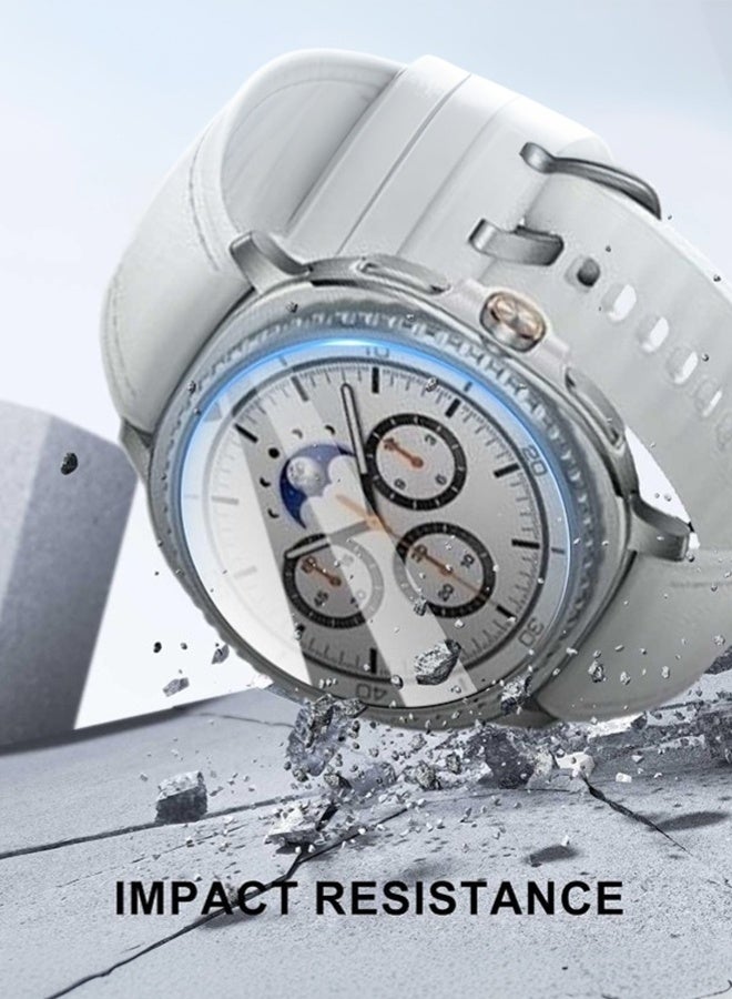 Tersely (3 Pack) 9H Hardness Tempered Glass Screen Protector for Samsung Galaxy Watch 8 Classic (46MM), Screen Protector Film Guard for Galaxy Watch 8 Classic 2025 - Image 5