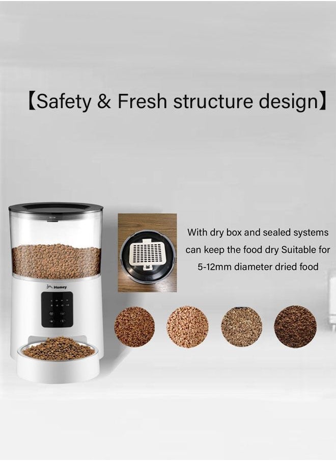 Homey - Homey Automatic Pet Feeder  Programmable Food Dispenser with Timers and Portion Control - Image 1