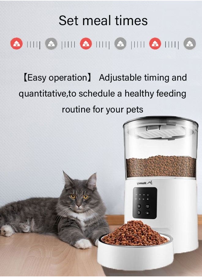 Homey - Homey Automatic Pet Feeder  Programmable Food Dispenser with Timers and Portion Control - Image 1