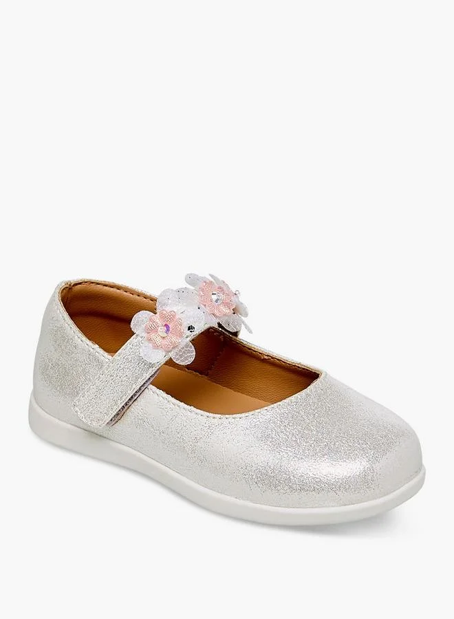 بيرفيت Girls Hook And Loop Mary Jane Shoes