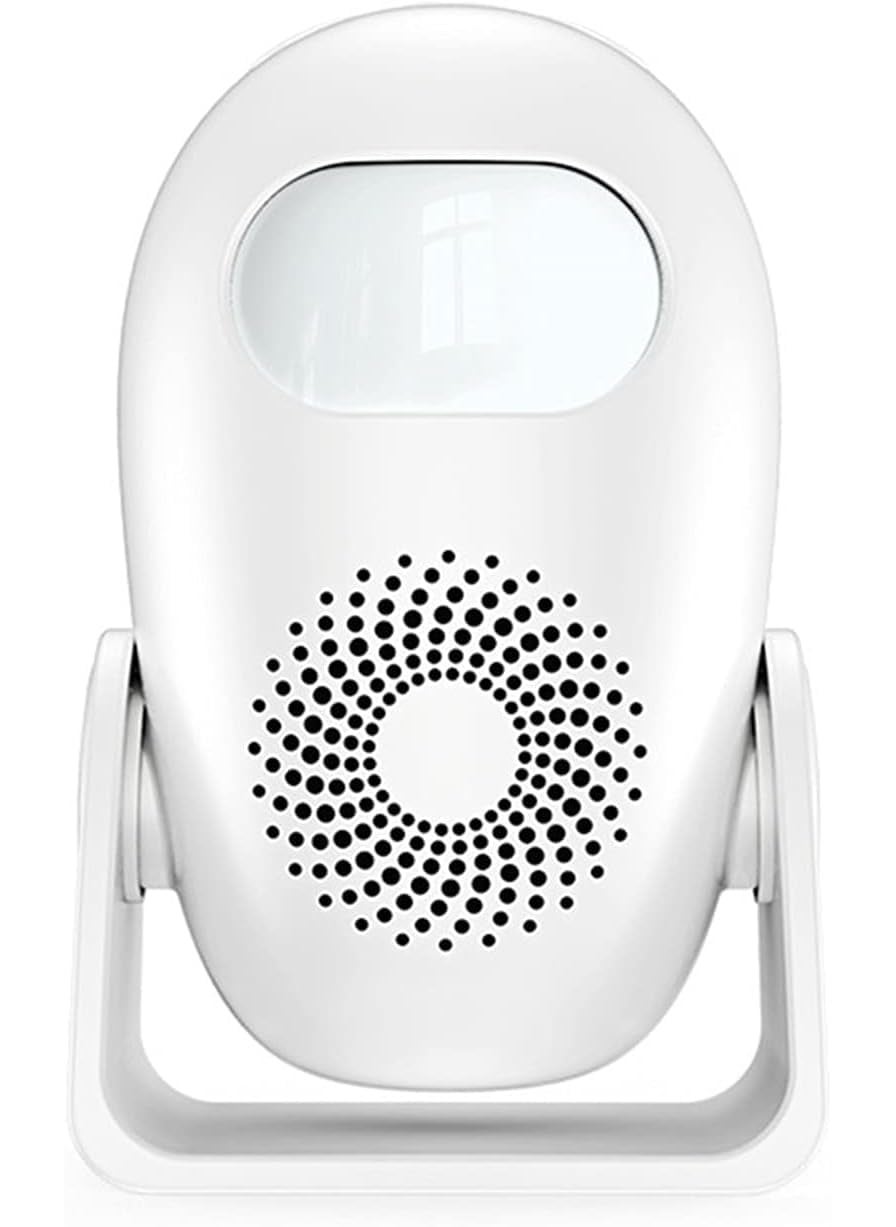 BlackT ElectroTech Blackt Electrotech BT51A Wireless Motion Sensor Alarm with Intelligent Welcome Doorbell Infrared Detector Gate Alert Alarm Remote Control Easy Install for Daily Safety Protection  - Image 1