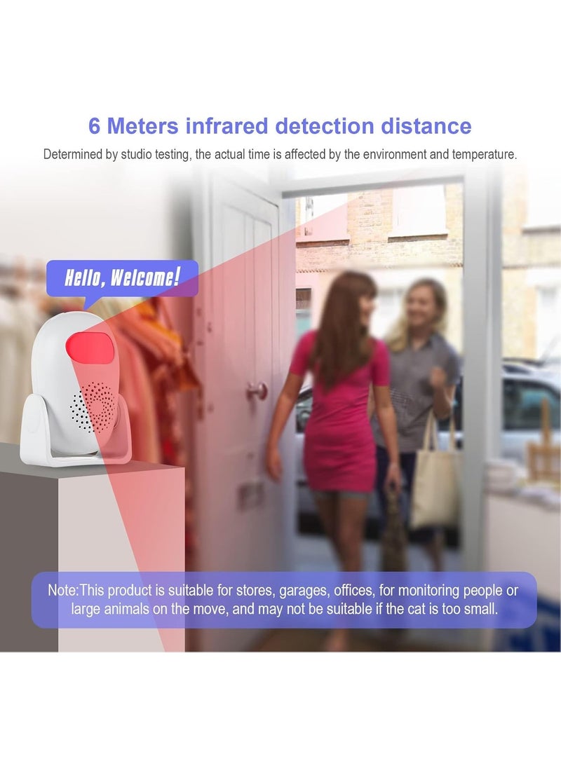 BlackT ElectroTech Blackt Electrotech BT51A Wireless Motion Sensor Alarm with Intelligent Welcome Doorbell Infrared Detector Gate Alert Alarm Remote Control Easy Install for Daily Safety Protection  - Image 4