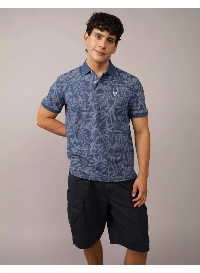 امريكان ايجل AE Floral Polo Shirt