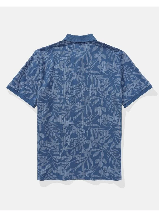 امريكان ايجل AE Floral Polo Shirt