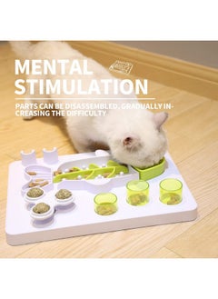 AFP Interactive Cat Food Maze, Mental Stimulation Cat Puzzle Toy Slow Feeding Treat Dispenser, Multiple Modules with 3 Catnip Balls Cat Digger Toy for Indoor Cats - pzsku/Z1C1D2AD801333D8293C0Z/45/_/1737031353/50ae3e08-aa6f-4615-b5d8-1ebc35b6a30c