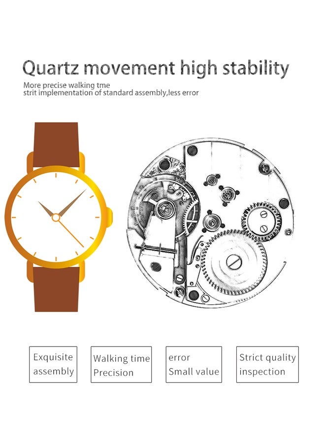 Loquat Women's Classic Wrist Watch  Gold/Green - Image 2