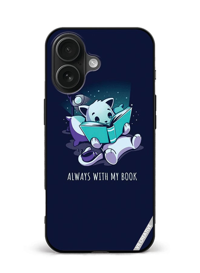 VR CREATIVE Protective Case Cover For Apple iPhone 16 Plus Always With My Book Design Multicolour