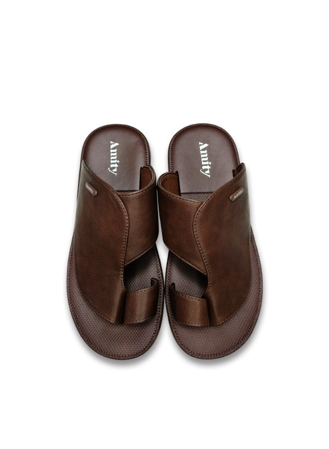 Stylish Men Slippers, Unique Splicing Detail Comfortable Summer Slip On Slides - Image 4