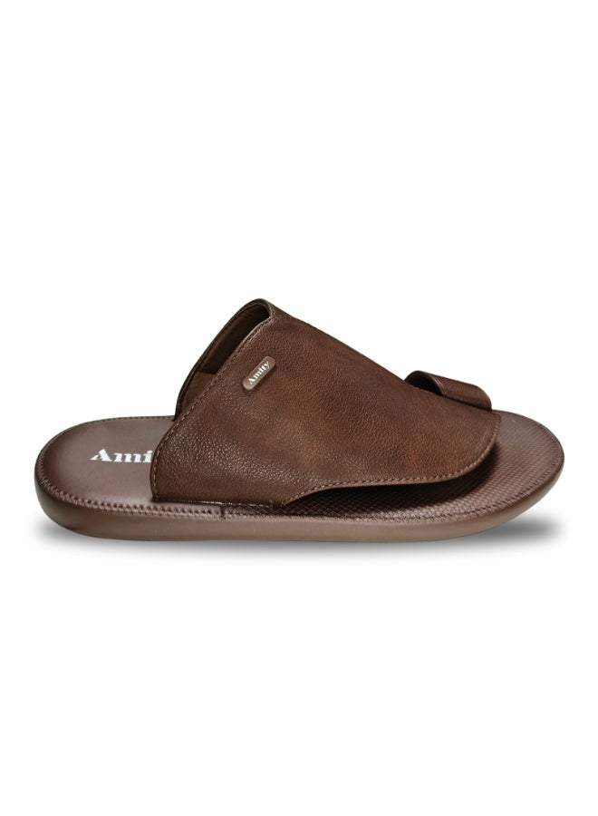 Stylish Men Slippers, Unique Splicing Detail Comfortable Summer Slip On Slides - Image 2