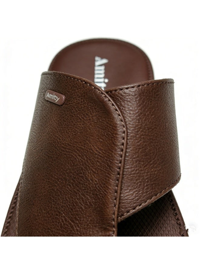 Stylish Men Slippers, Unique Splicing Detail Comfortable Summer Slip On Slides - Image 5