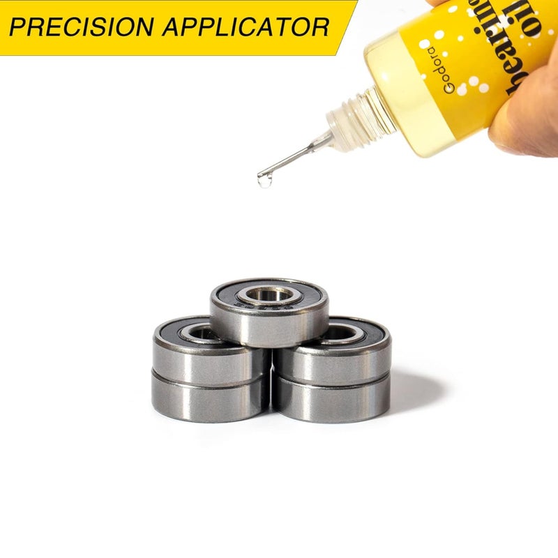 Godora Premium 1 Ounce Skateboard Bearing Lubricant | Bearing Oil, High Grade Skate Bearing Lubricant, Super Smooth Bearing Lube for Skateboards, Longboards, Scooters and Roller Skates - Image 3