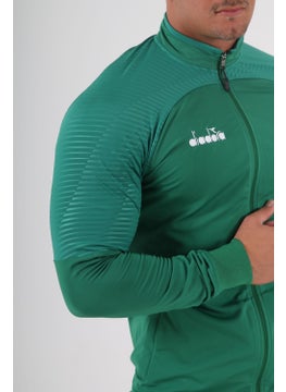 DIADORA Premium Camping Tracksuit Single Top Green  - Image 5