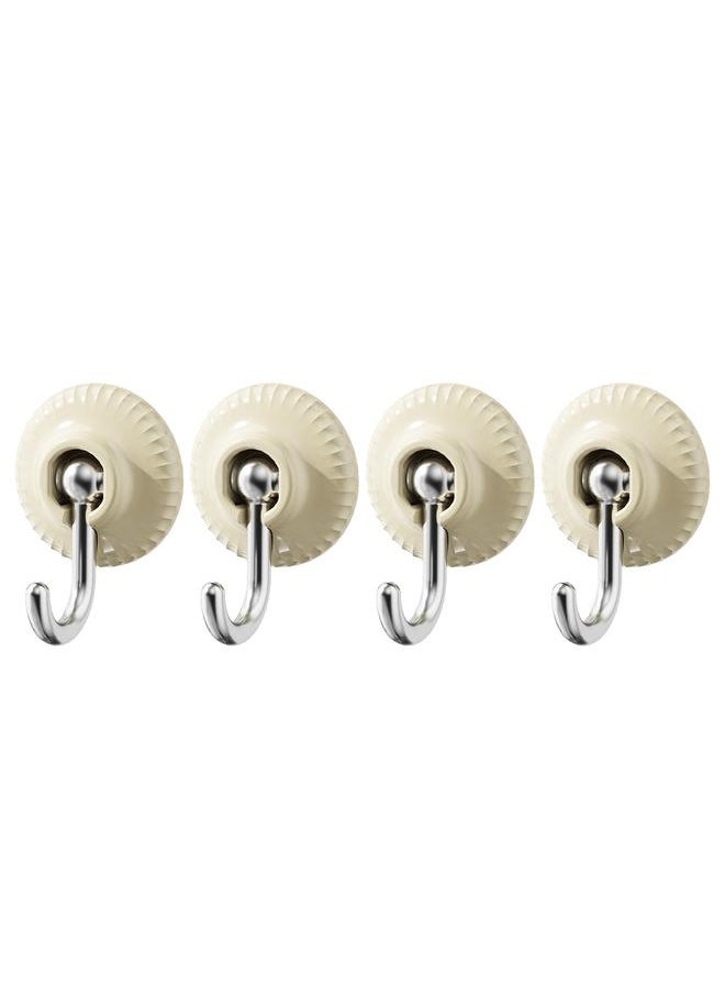 Thoraya 4pcs Adhesive Hooks Multifunctional High Load Capacity Sticky Behind Door Hooks for Home Kitchen Bathroom Office  - Image 4