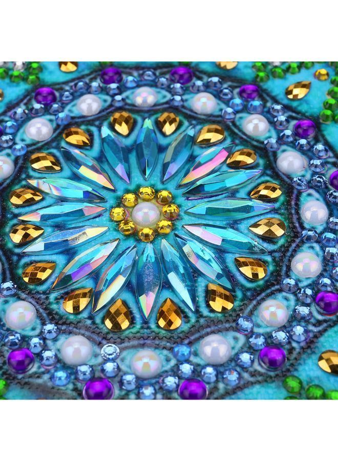 NIBEMINENT DIY Floral Theme Diamond Painting For Wall Decoration Blue - Image 3