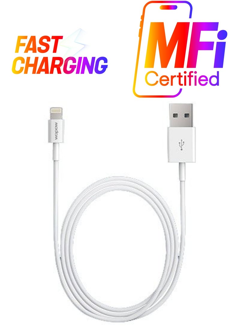 وبو كيبل شحن ماكس 2000 ملم، 2.4 أمبير للآيفون / آيباد - Image 1