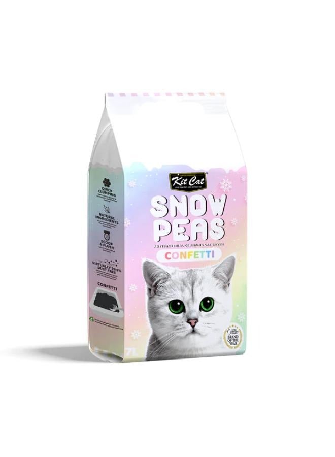 كيت كات كت كات رمل فرشة البازلاء بالحبيبات الملونة للقطط 7 لتر - Image 1
