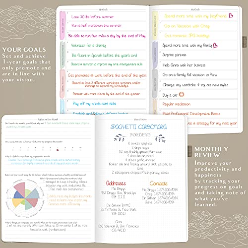 Legend Planner PRO Hourly Schedule - Weekly & Daily Organizer with Time Slots. Appointment Book Journal for Work & Personal, A4 (Seashell) - Image 5