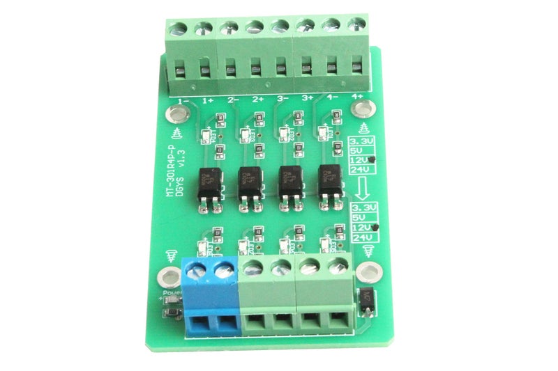 NOYITO 4-Channel Optocoupler Photoelectric Isolator Module Level Voltage Converter Module PLC Signal Converter Module PNP NPN to PNP (12V to 5V) - Image 3