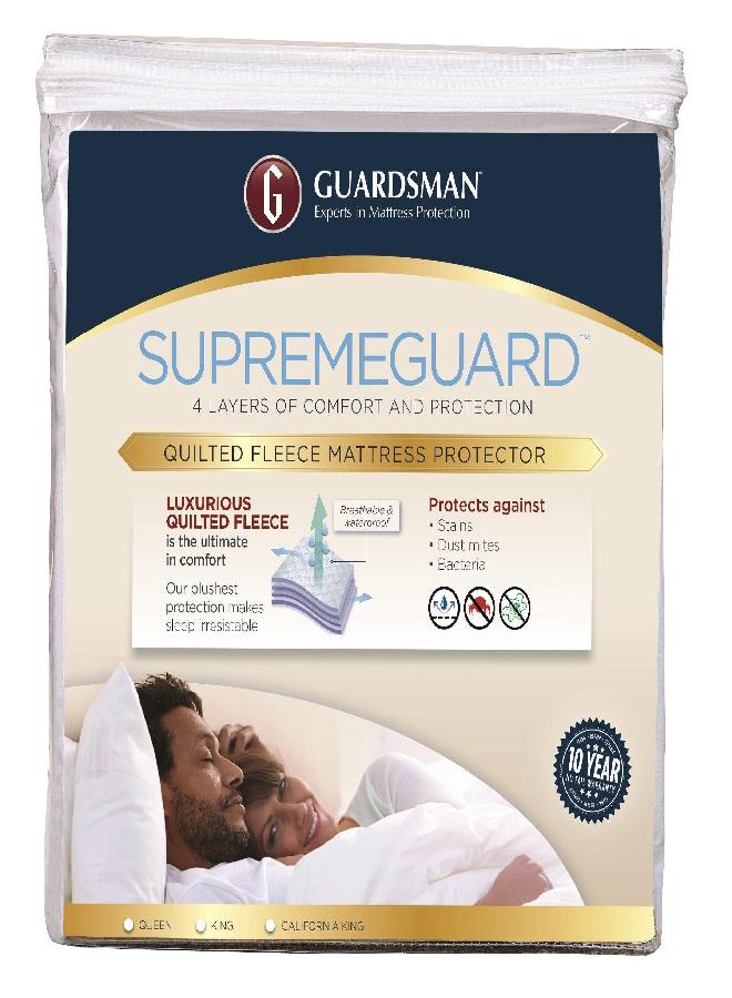 Guardsman Guardsman SupremeGuard Waterproof Mattress Protector - Twin - 4 Layer Protection From Spills or Mishaps, Allergy Relief - 10 Year Warranty - Reusable(Packaging May Vary) - Image 2