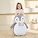 EARTHSOUND Giant Penguin Stuffed Animal Plush Toy23 inches Large Jumbo Cute Soft ToysBig Size Plushy Oversized Fat PlushieGifts for Kids - Image 4