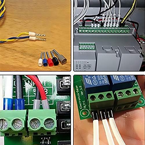XHF 1700 PCS Ferrule Crimping Tool Kit with Hexagonal Ferrule Crimper Insulated Wire End Ferrules Terminals - Image 5