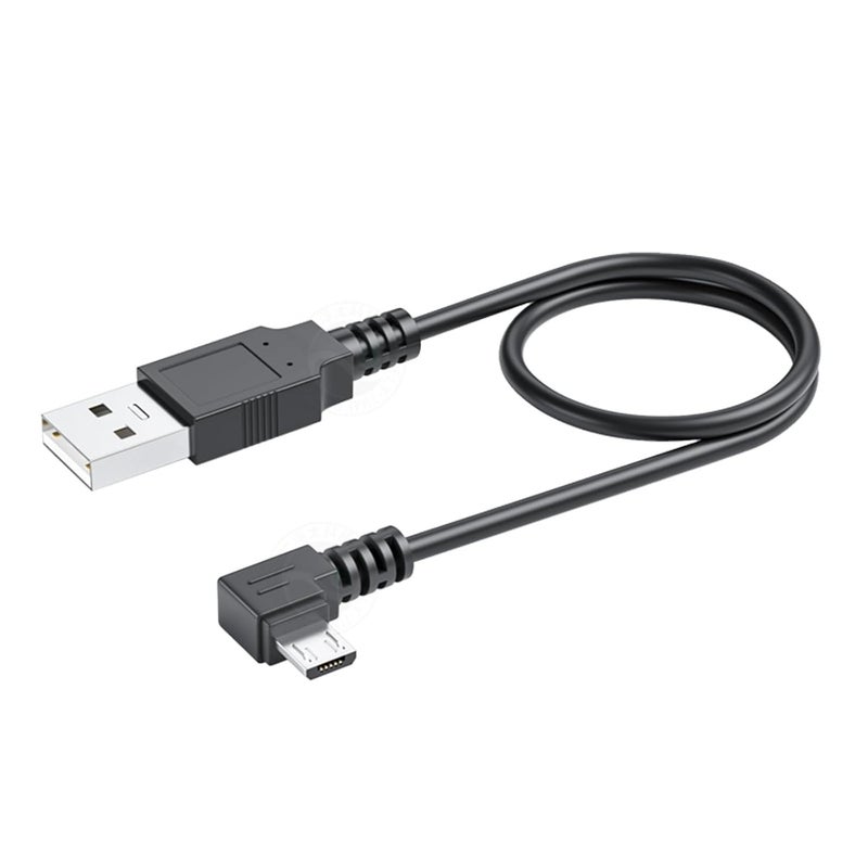L Shaped Tiny USB Data Cable Small Space Smartphone Charging 90 Degree Bent Tiny USB Chargers Wire for Home Phone Tablet Angled Chargers Cable - Image 4