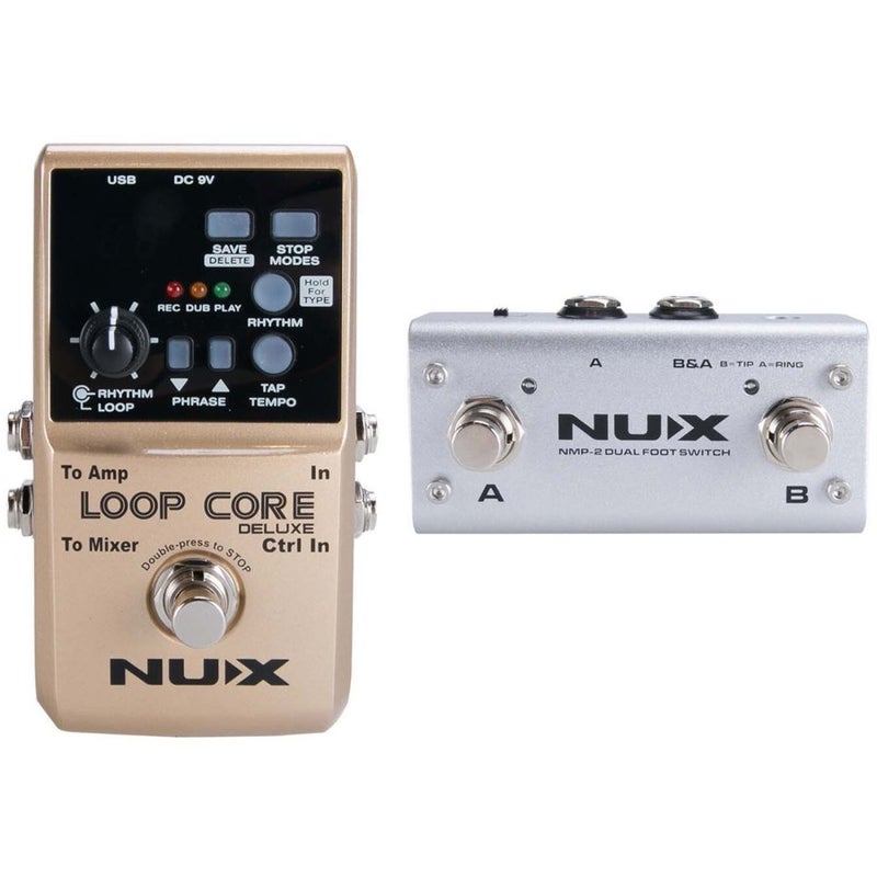 NUX Loop Core Deluxe Bundle Loop Pedal Effects - Image 1