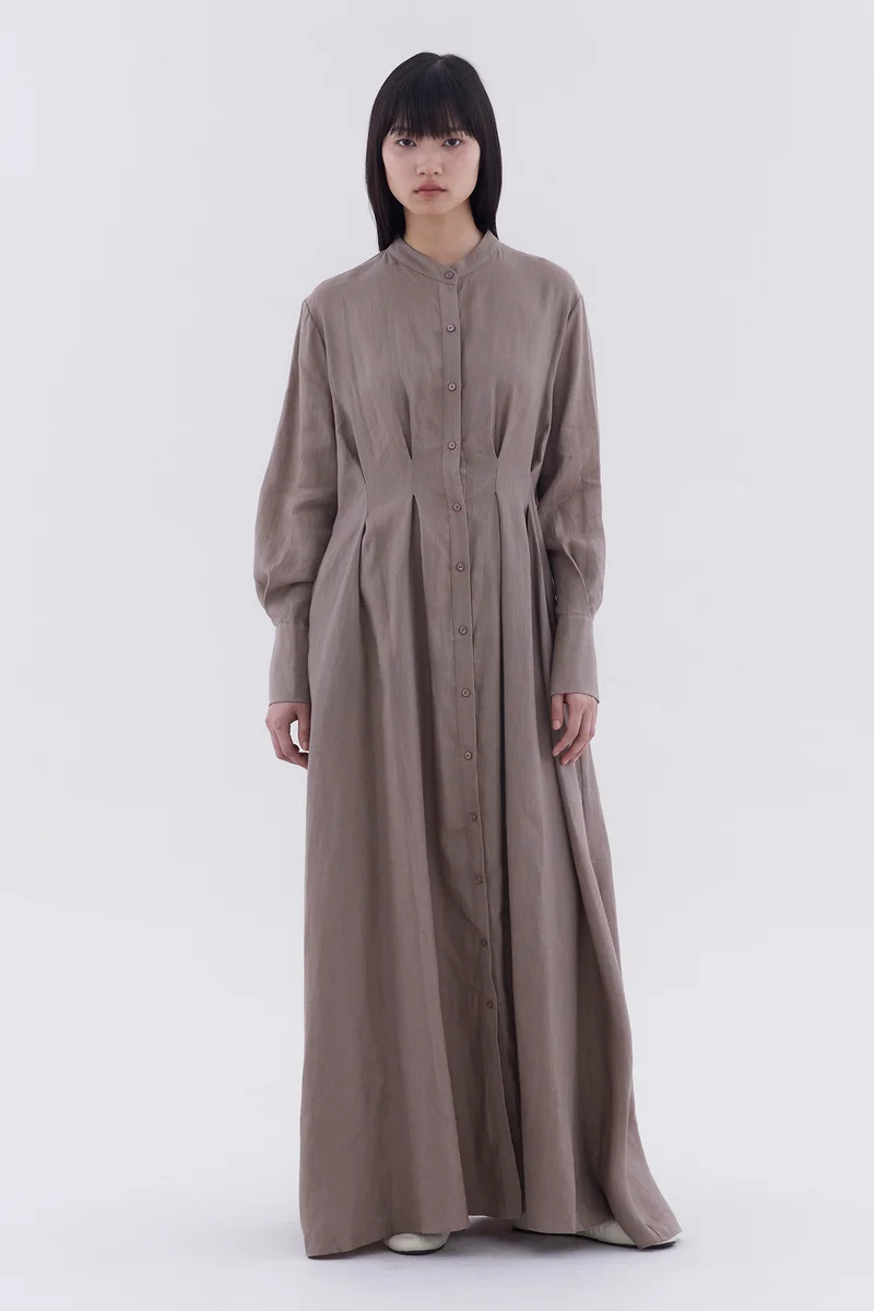 ذا اديتورز ماركت Nolaine Tuck Seam Dress