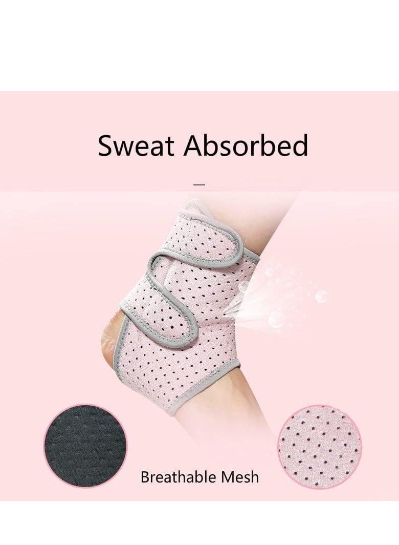Sport Ankle Strap Pressurized Ankle Support Gym Basketball Volleyball Badminton Dancing Ankle Brace Protector with Belt for Ankle Sprain Fixed Ankle Protection 1 Pair