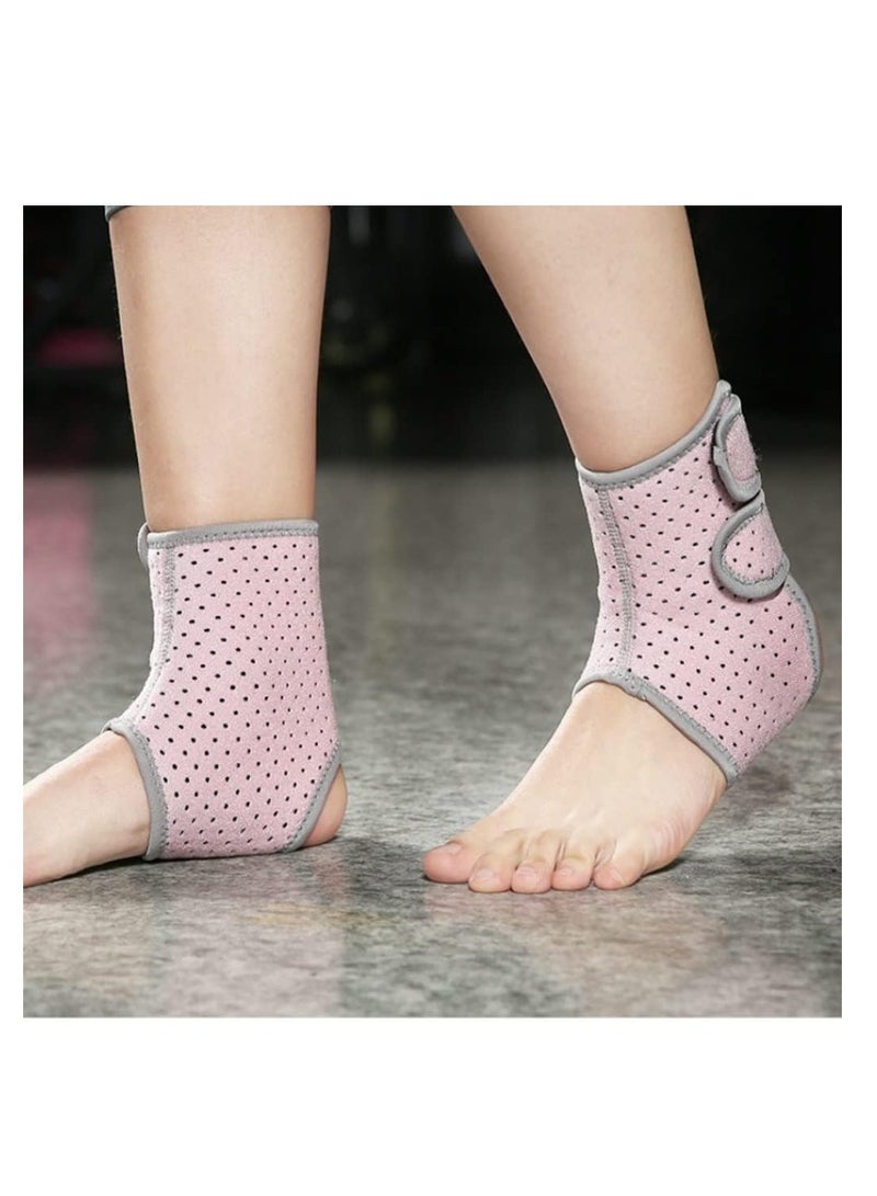 Sport Ankle Strap Pressurized Ankle Support Gym Basketball Volleyball Badminton Dancing Ankle Brace Protector with Belt for Ankle Sprain Fixed Ankle Protection 1 Pair