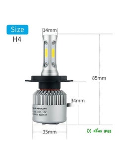 NIBEMINENT H4 LED Car Headlight Bulb Kit  - Image 4
