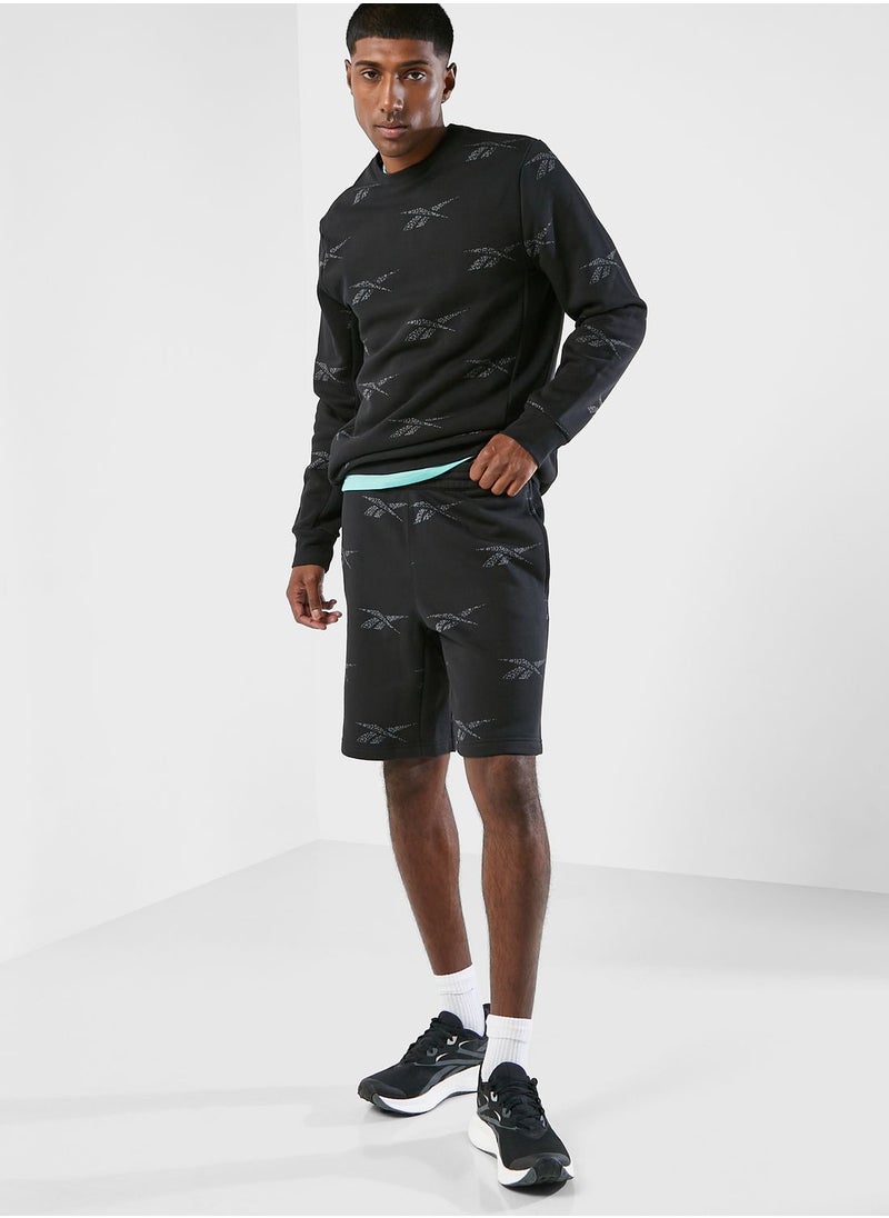 Reebok - Ri Aop Crew Sweatshirt - Image 1