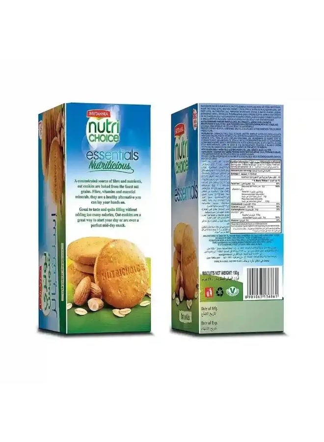 Britannia Britannia Nutri Choice Essentials Oats Cookies- 150 gm  - Image 2