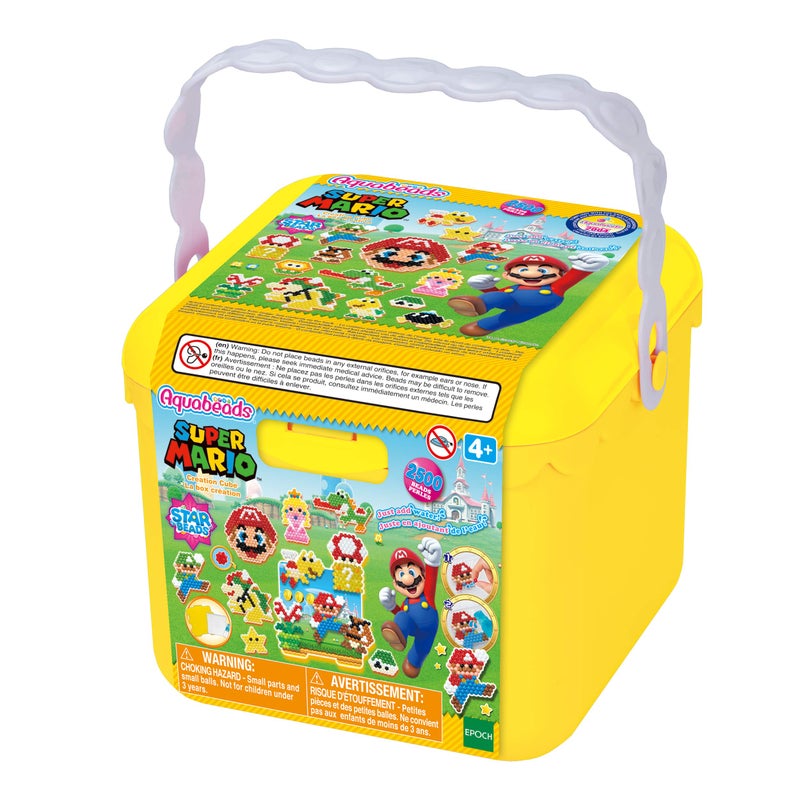 Aquabeads Super Mario Creation Cube - Complete Arts & Crafts Activity Kit for Ages 4+ - Image 1