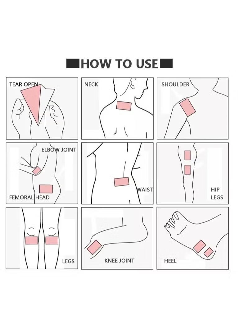 Johnson & Johnson American Porous Adhesive Plaster for Pain Relief, Relieving Patch for Back, Joint and Muscle Pain - 10 Pcs - Image 4