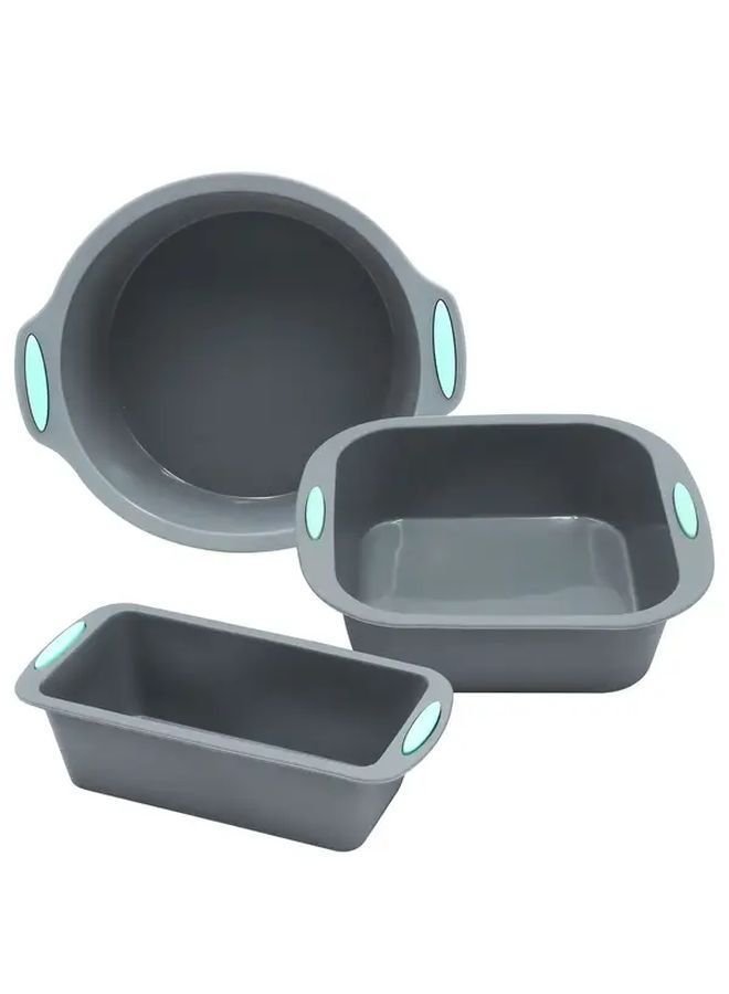 Silicone Square Cake Pan For Baking DIY Bread Mold Set - Image 1