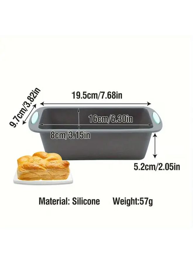 Silicone Square Cake Pan For Baking DIY Bread Mold Set - Image 5