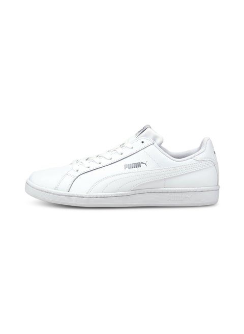 Smash Leather Unisex White Casual Sneakers
