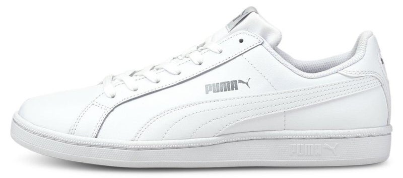 PUMA Smash Leather Unisex White Casual Sneakers - Image 1