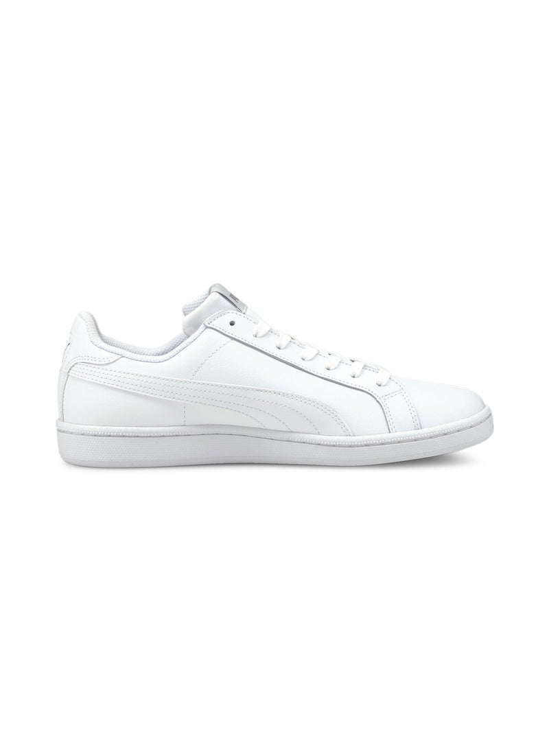 PUMA Smash Leather Unisex White Casual Sneakers - Image 2