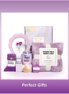 Generic Gifts Basket for Women-Birthday Gifts for Women, Set Contains 11 Items Inspirational Gift, Relaxing Spa Care Package for Women Gifts for Her Wife Bestie Sister Female Gift  - Image 1