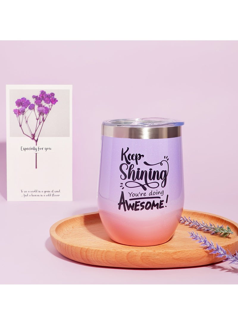 سلة هدايا للنساء - هدايا عيد ميلاد للنساء، مجموعة تحتوي على 11 قطعة هدية ملهمة، مجموعة عناية سبا مريحة للنساء هدايا لزوجتها أو صديقتها المقربة أو أختها هدية نسائية - Image 4