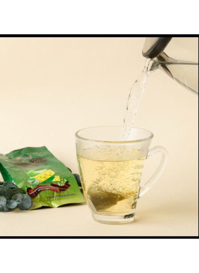 HEMAN - Ultra Slim Slimming Green Tea with Green Apple 10 bags - Image 1