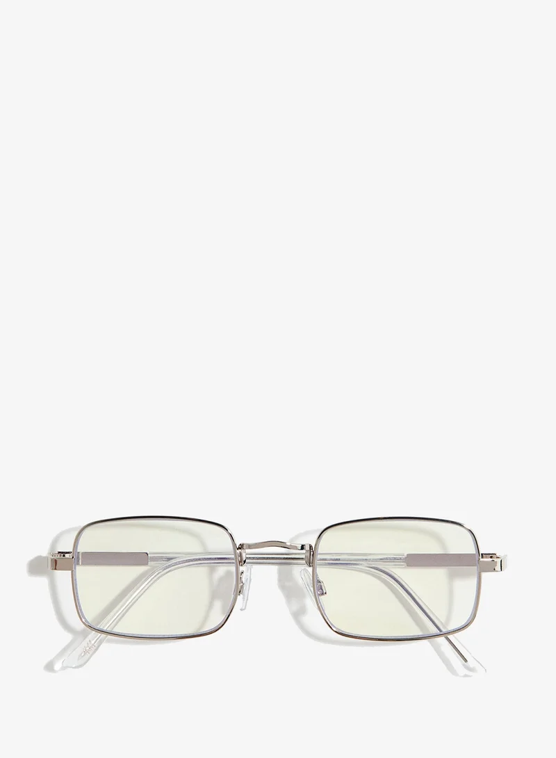 Rectangular blue light glasses