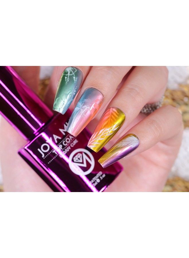 No Wipe Gel Top Coat For Gel Nails Or Acrylic Nails Super Shine Finish And Long Lasting Gloss Top Coat Gel Nail Polish Soak Off 15Ml